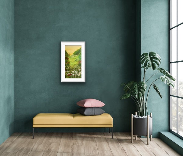 Original Oil Painting Home Through the Shire | Marie McInerney Arts