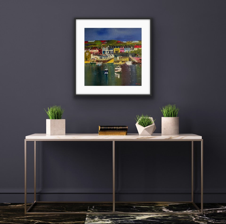 Baltimore Harbour wall art – perfect Irish-themed gift for home or office