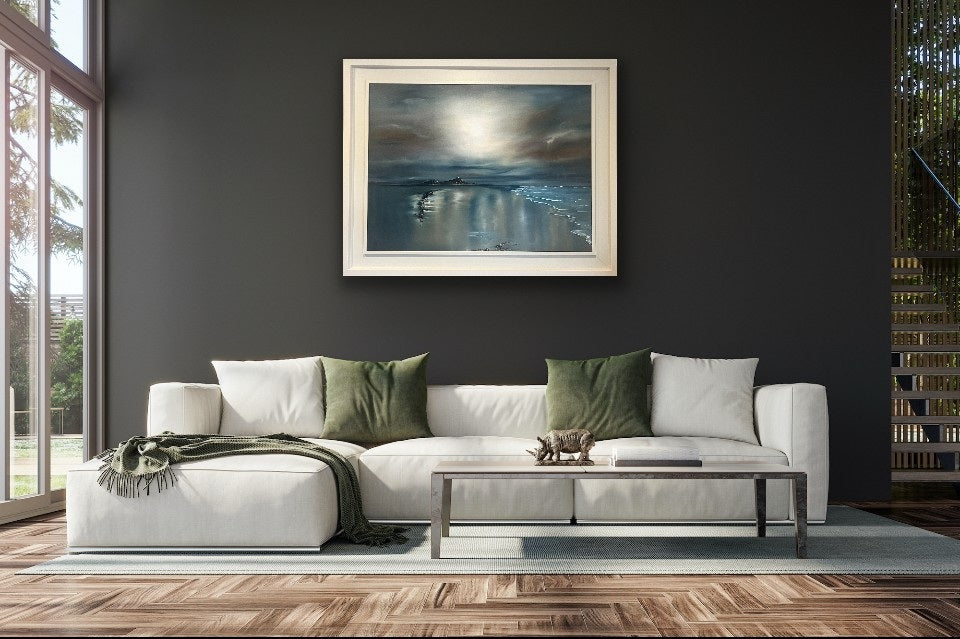 Statement wall art collection of large Irish paintings, bold colourful artwork for modern interiors