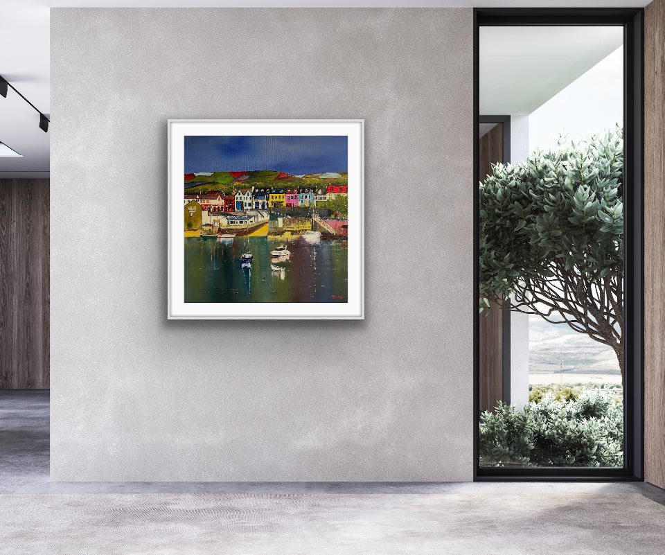 Original Oil Painting Impression of Baltimore - West Cork