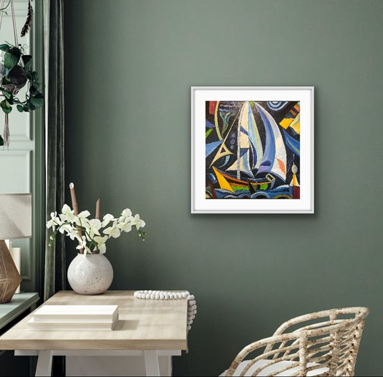 Gaoth i mo Sheolta on wall Original Oil Painiting