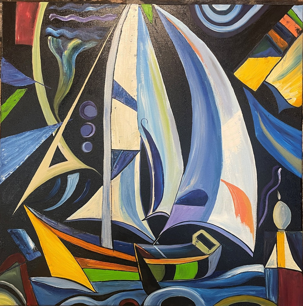 Gaoth i mo Sheolta Original Oil Painiting