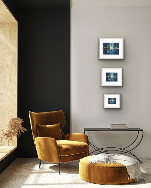 Limited edition harbour artwork – colourful impressionist Irish gift