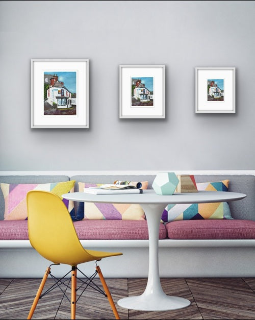 Kinsale Corner landmark art – perfect Irish coastal gift idea