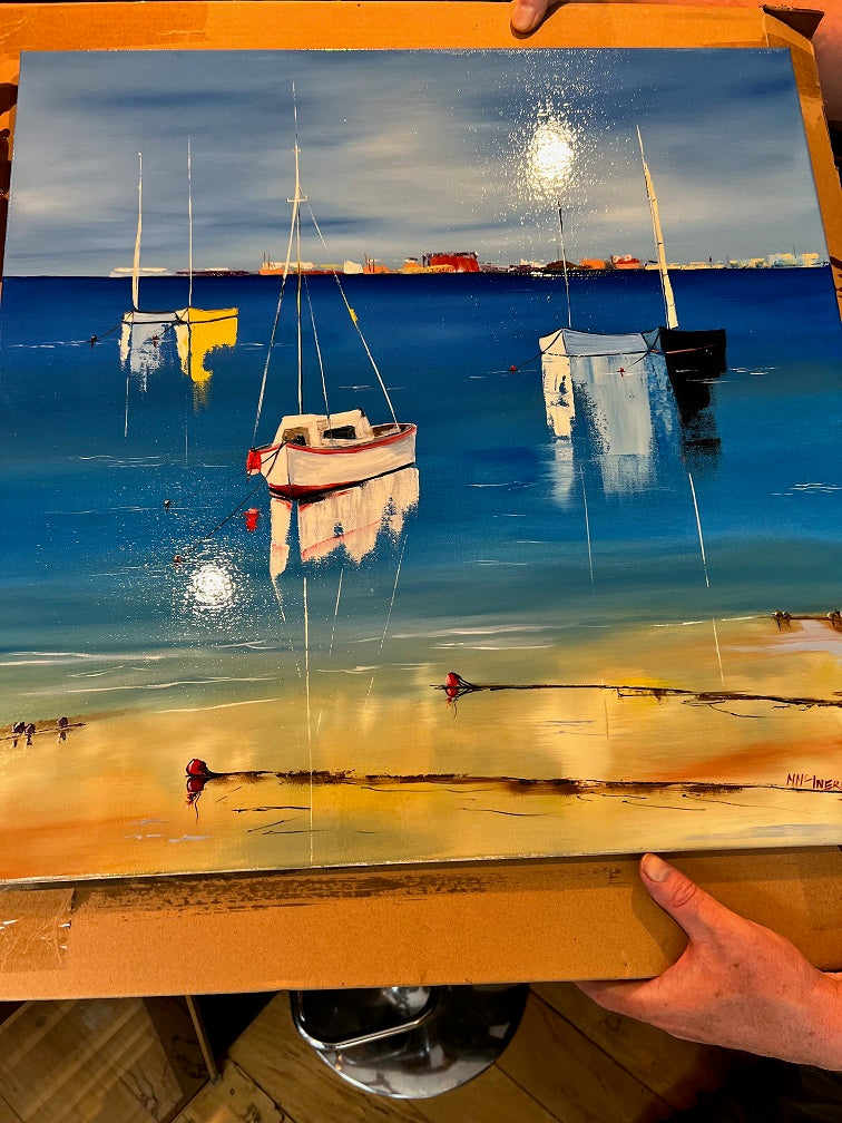 That summer vibe - Original Oil Painting