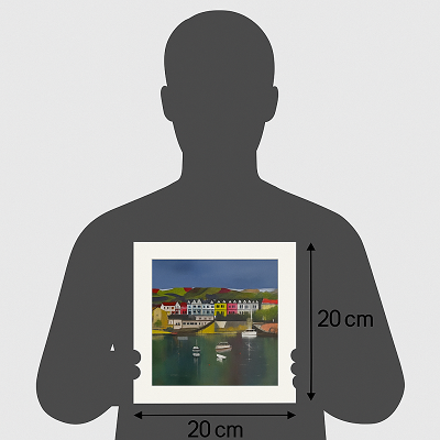 Framed Baltimore Harbour artwork – ideal Irish gift for birthdays or special occasions