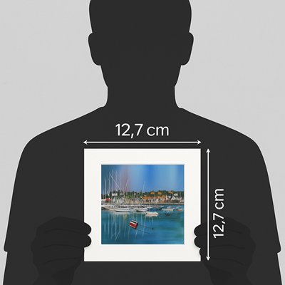 Irish sailing print – a meaningful and beautifully wrapped gift from Kinsale.