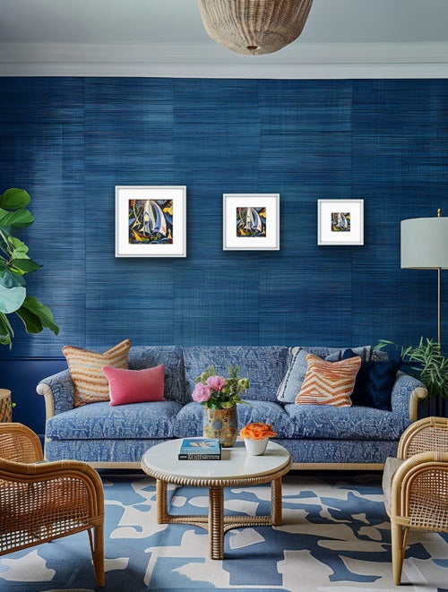 A Limited Edition Irish Print A bold, abstract print As Fast as The Wind from my Abstract Series idea as a gift white frames various sizes